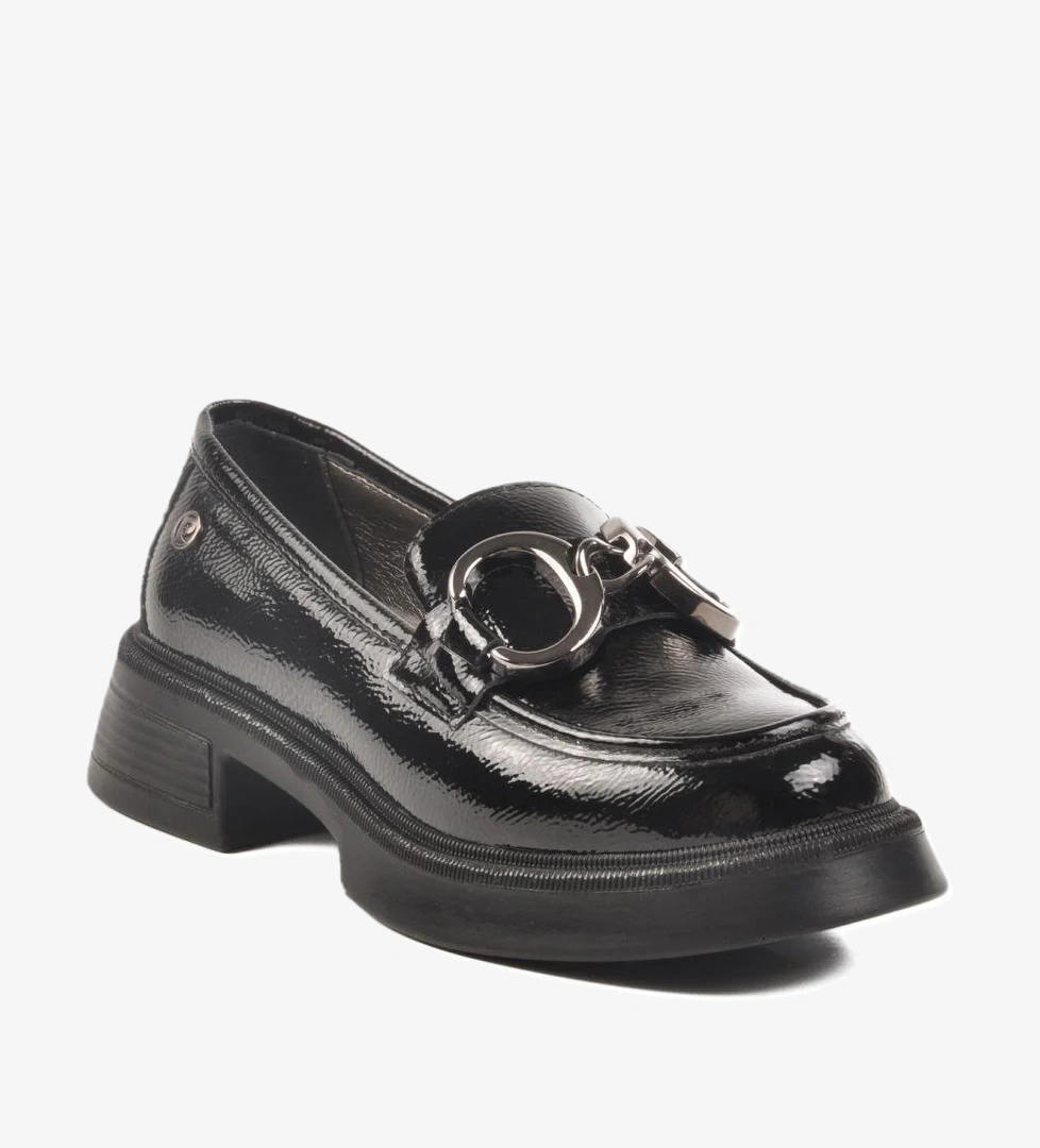 PC-52650 Z Siyah Rugan Kadın Günlük Ayakkabı