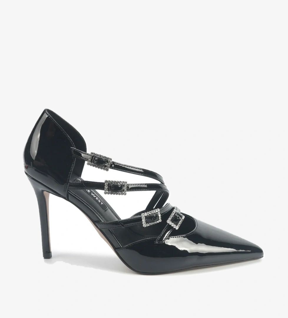 JULINT 5PR Siyah Kadın Topuklu Ayakkabı - Görsel 1