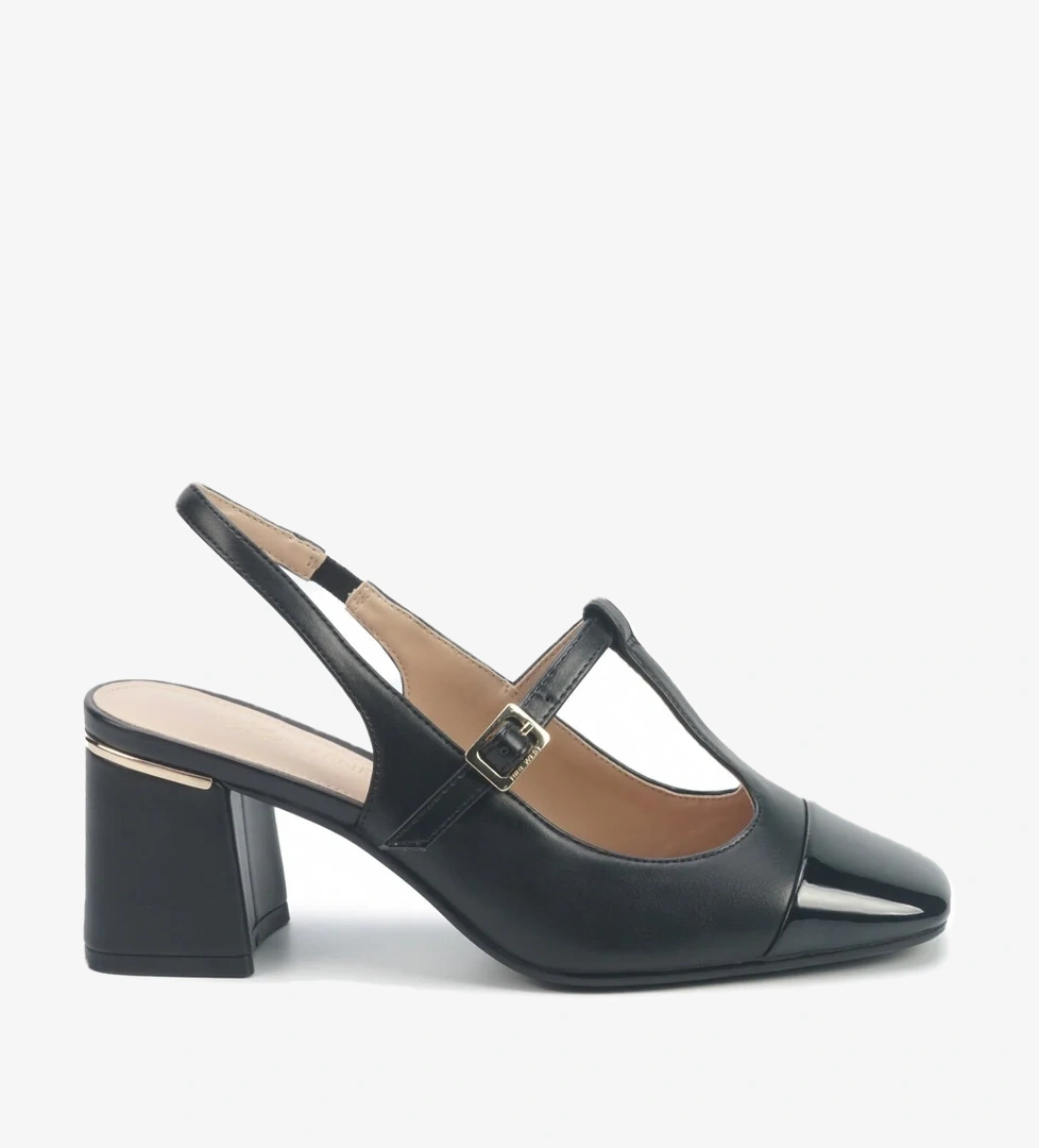 ARYAN 5PR Siyah Kadın Topuklu Ayakkabı - Görsel 1