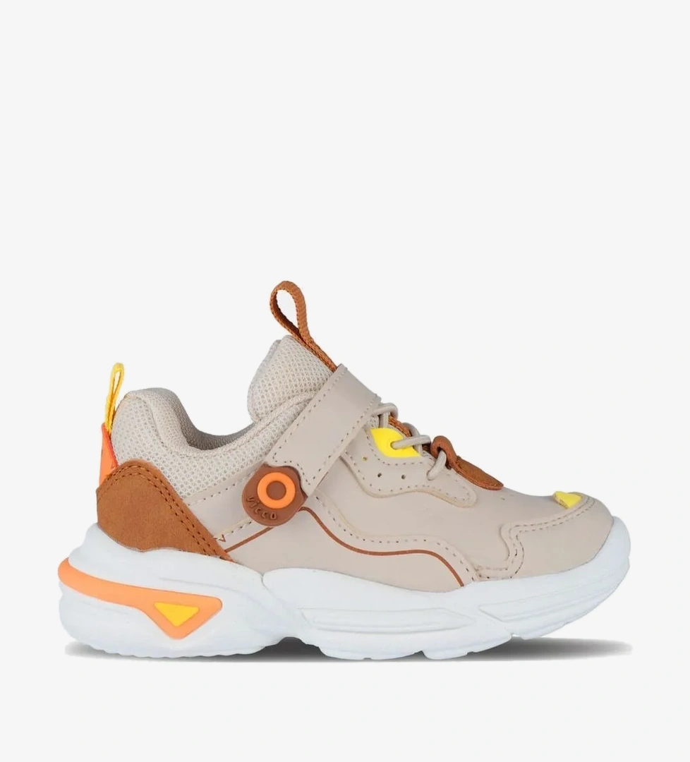 Vicco Charm 346.b24k Cırtlı Phlon Hafif Taban Çocuk Spor Ayakkabı Bej model görseli