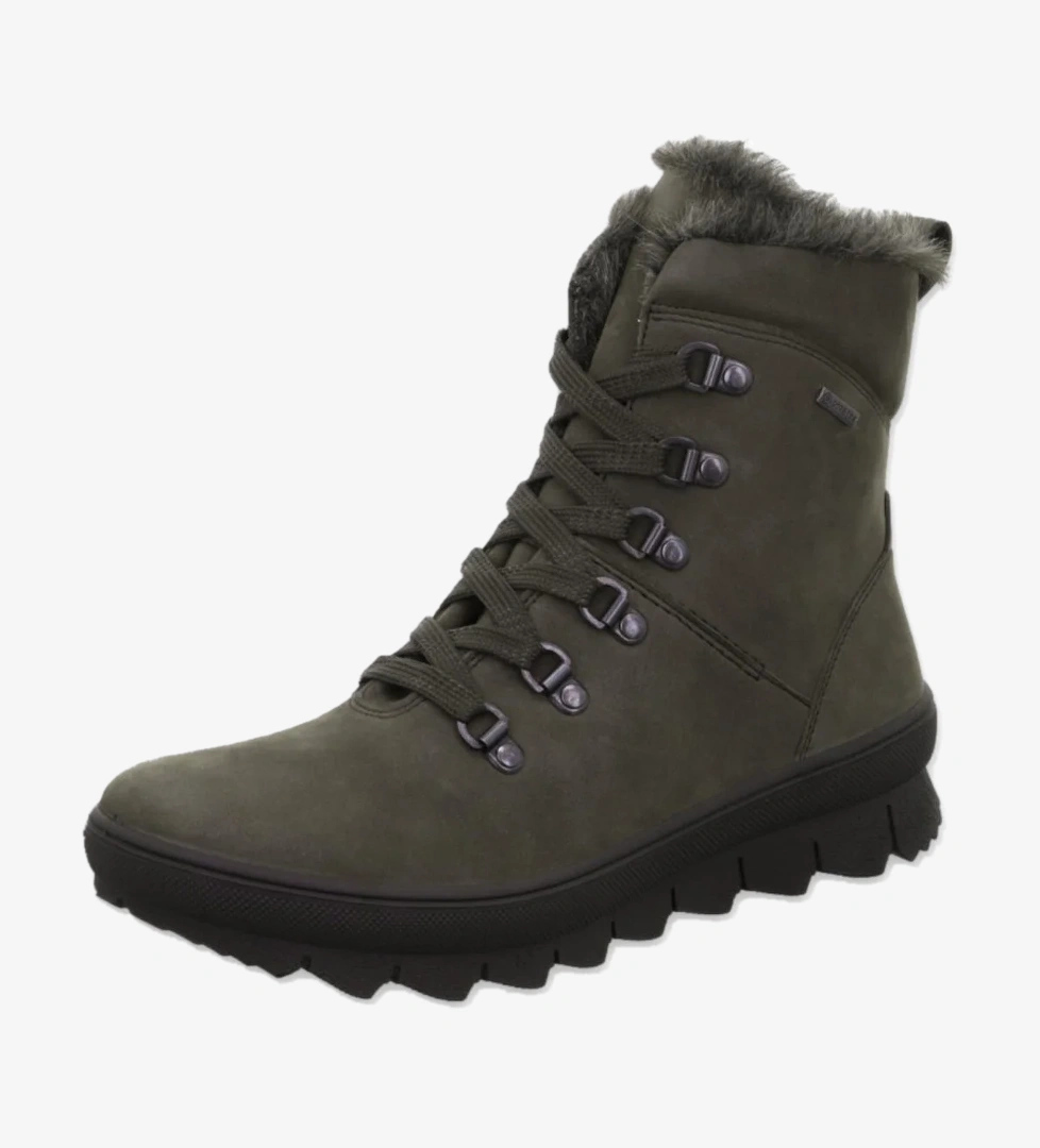 000530 Z Novara Gore-Tex Deri Antrasit Kadın Bot