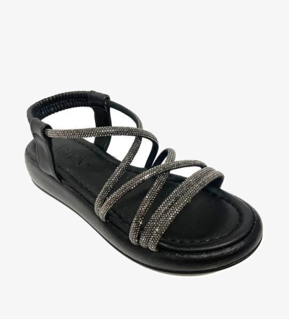 051-24 Taşlı Trend Fashion Kadın Sandalet - Görsel 1