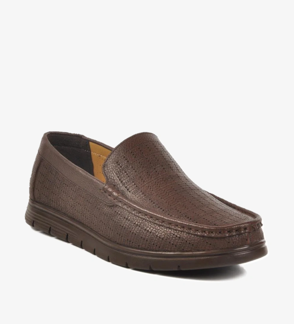 Ayakmod 007 M Jel Taban Kahve Siyah Nubuk Hakiki Deri Erkek Günlük Ayakkabı model görseli