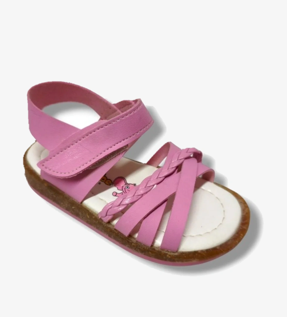 Şi̇ri̇nbebe Şirinbebe 3025-20 Çapraz Örgü Kız Çocuk Sandalet 21-25 model görseli