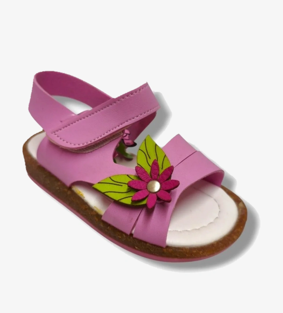 Şi̇ri̇nbebe Şirinbebe 3000-20 Çiçek Tokalı Cırtlı Kız Çocuk Sandalet model görseli