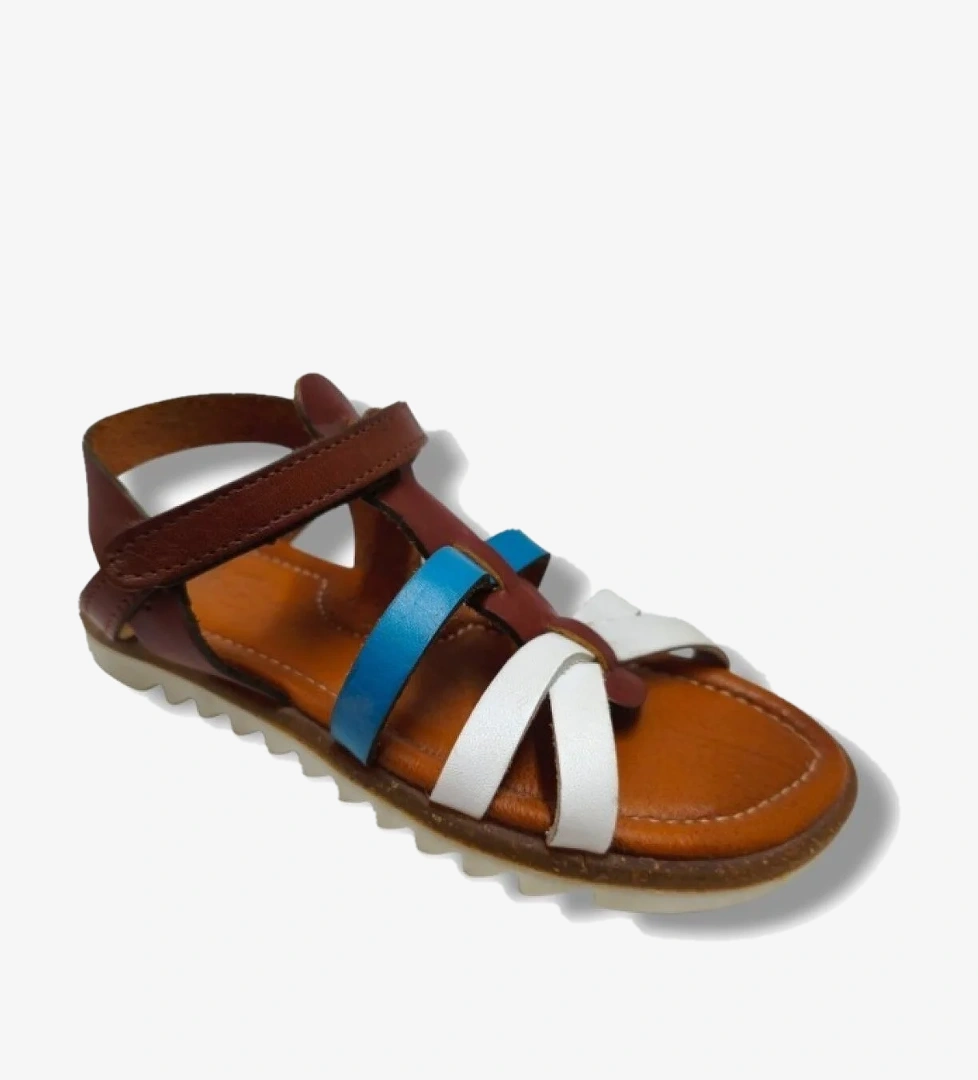 Bags Bağcı 3015-20 Çapraz Şeritli Cırtlı Kız Çocuk Sandalet model görseli