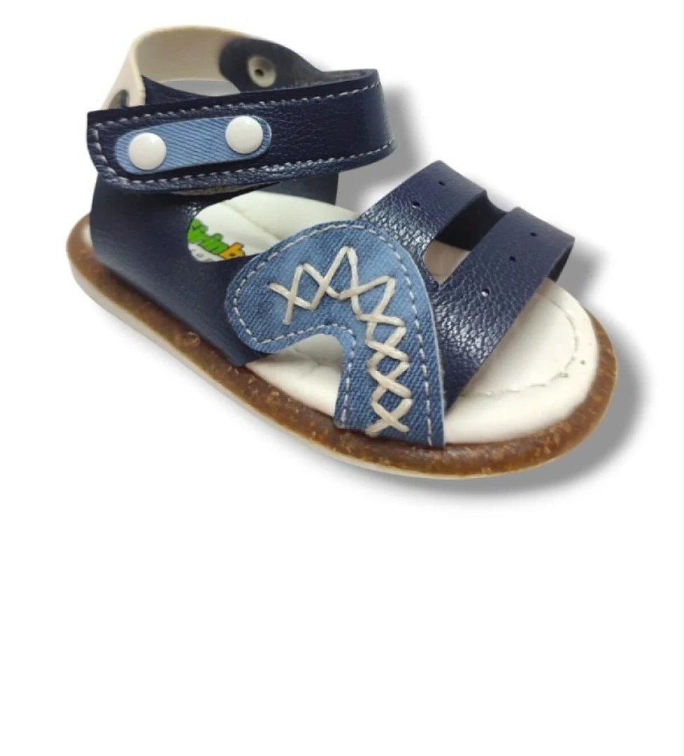 Şi̇ri̇ngenç Şirinbebe 1724-20 Anatomik Dikiş Cırtlı Erkek Çocuk Sandalet Lacivert Mavi 18-20 model görseli