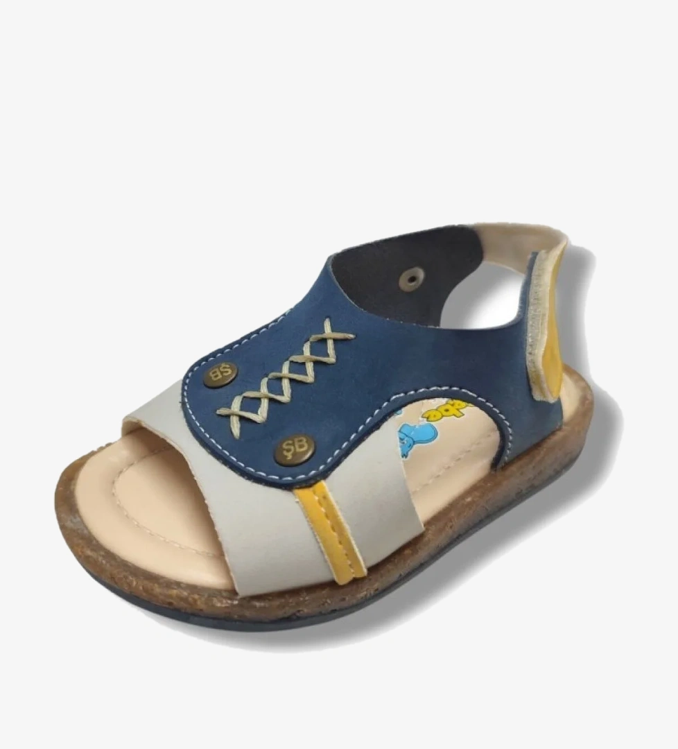 Şi̇ri̇ngenç Şirinbebe 1731-20 Orta Dikişli Erkek Çocuk Sandalet Lacivert Sarı 21-25 model görseli