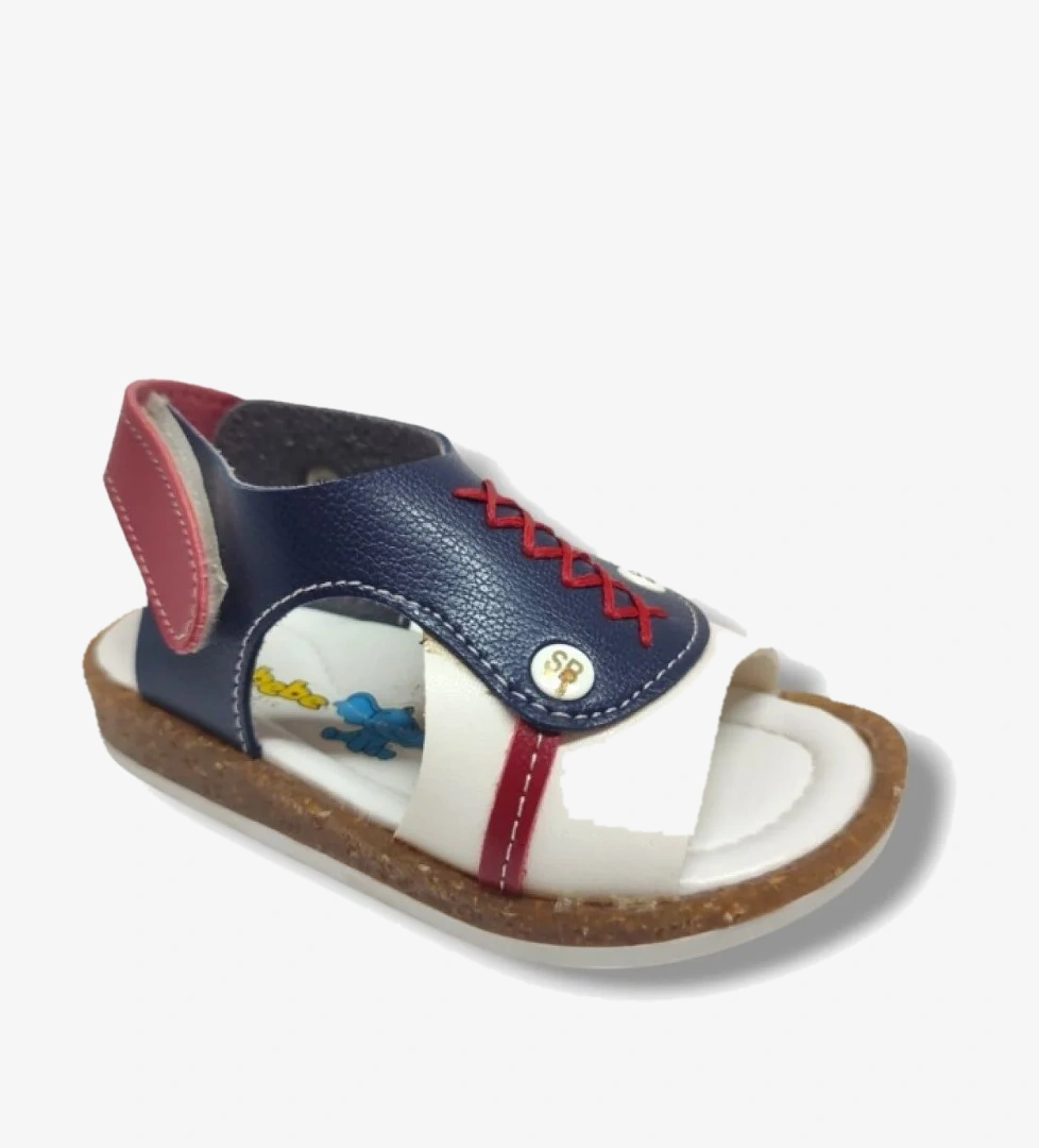 Şi̇ri̇ngenç Şirinbebe 1691-20 Orta Dikişli Erkek Çocuk Sandalet Lacivert Kırmızı 21-25 model görseli