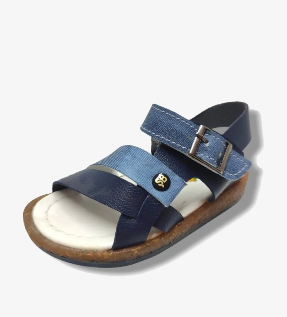 Şirinbebe 1700-20 Anatomik 3 Bant Erkek Çocuk Sandalet Lacivert Mavi 21-25 - Görsel 1