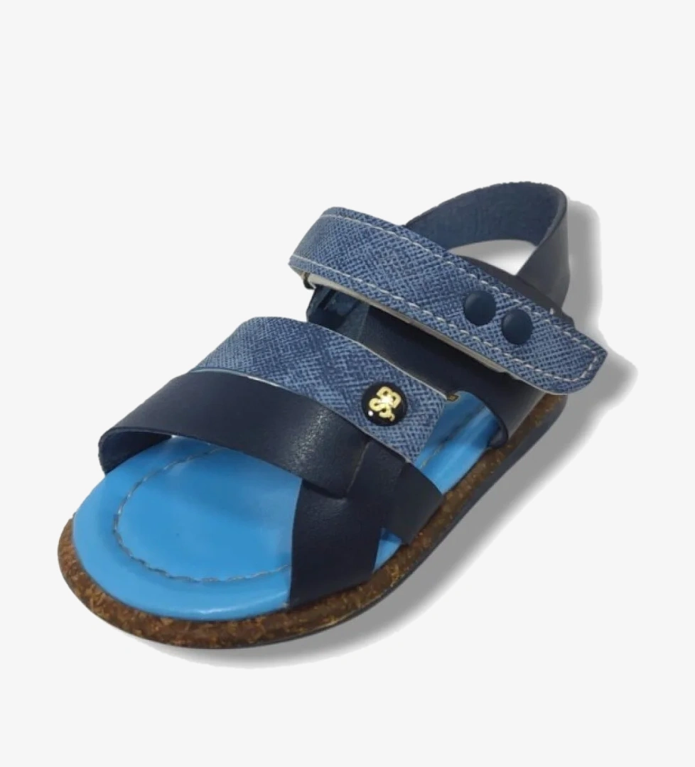 Şi̇ri̇ngenç Şirinbebe 1626-20 Anatomik Tek Cirtli Erkek Çocuk Sandalet Lacivert Mavi 21-25 model görseli