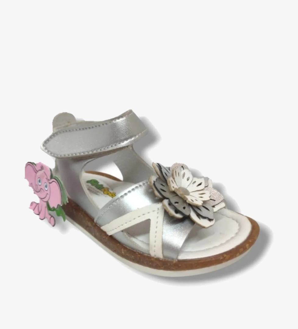 Şi̇ri̇ngenç Şiringenç 1616-20 Anatomik Çiçekli Tek Cırtlı Kız Çocuk Sandalet 21-25 model görseli