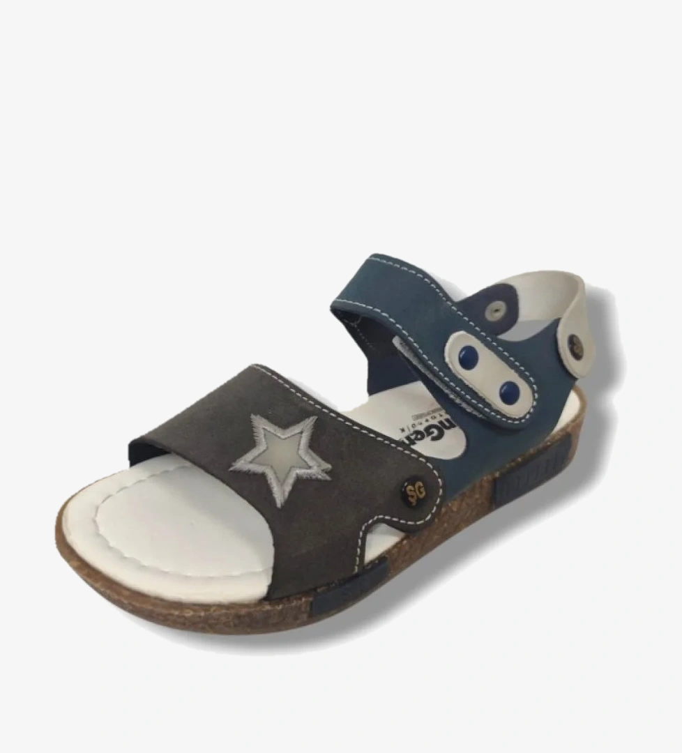Şi̇ri̇ngenç Şiringenç 1622-20 Anatomik Cırt Bant Erkek Çocuk Sandalet Lacivert Füme 26-30 model görseli