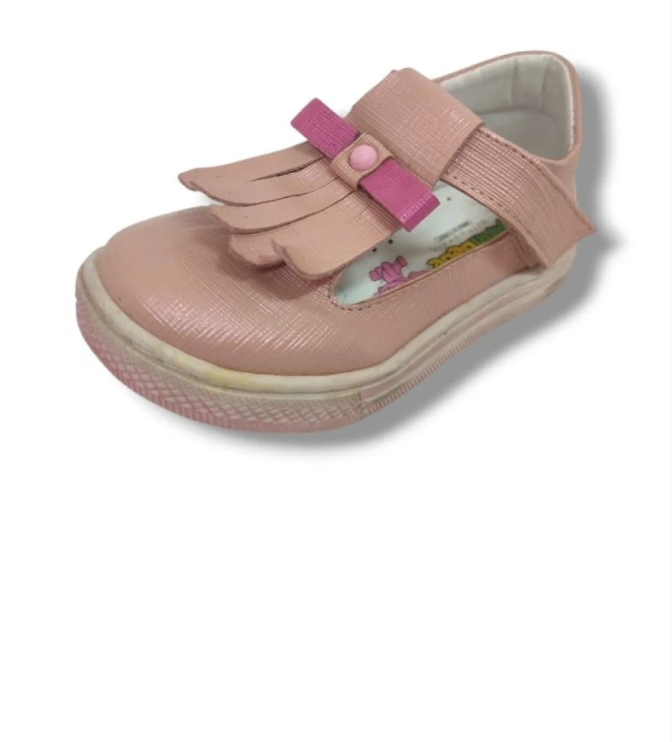 Şi̇ri̇ngenç Şirinbebe 1621-20 Baskı Deri Püsküllü Kız Çocuk Sandalet 21-25 model görseli