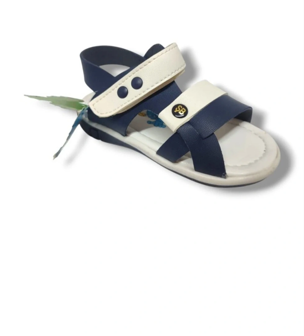 Şi̇ri̇ngenç Şirinbebe 1564-20 Anatomik 3 Bant Kemer Tokalı Erkek Çocuk Sandalet Lacivert Beyaz 18-20 model görseli