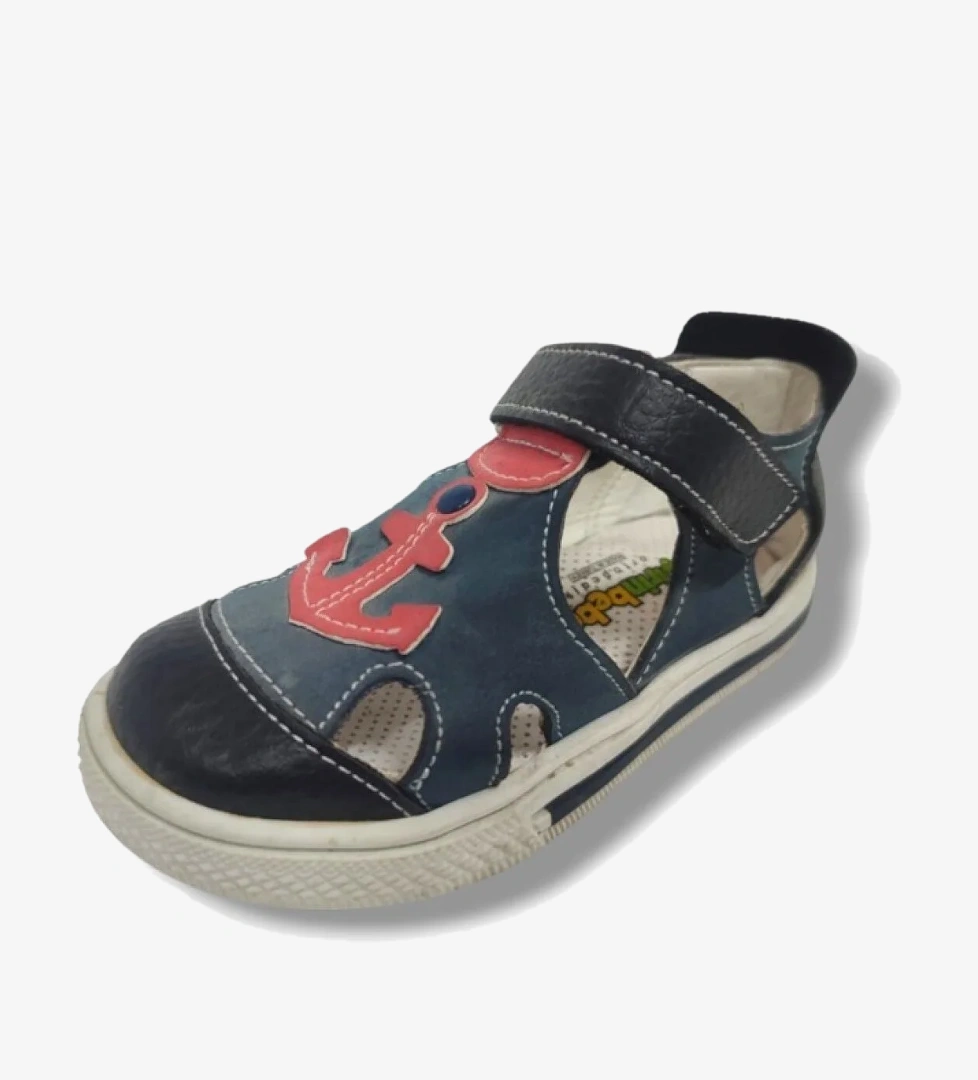 Şi̇ri̇ngenç Şiringenç 1572-20 Cırtlı Çapa Erkek Çocuk Ayakkabı Lacivert Kırmızı 21-25 model görseli