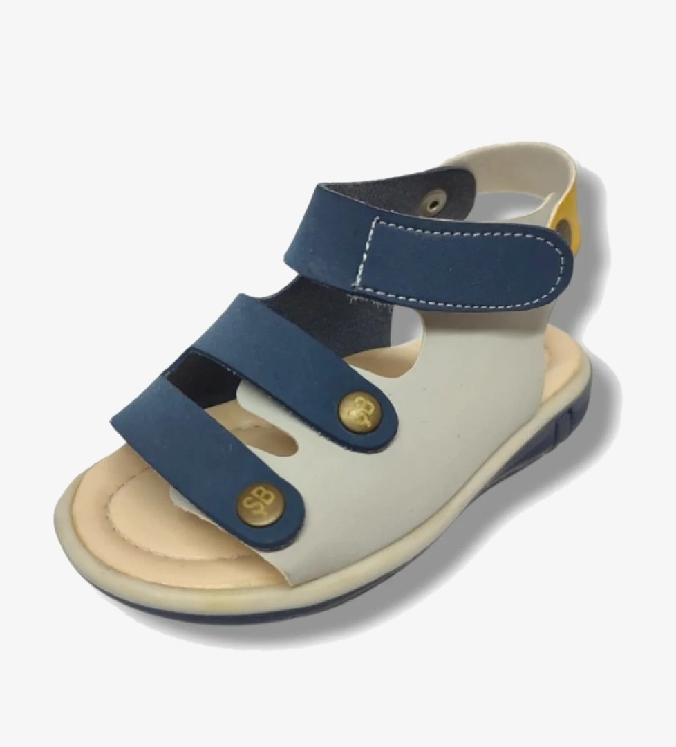 Şi̇ri̇ngenç Şirinbebe 1557-20 Anatomik Tek Cirtli Erkek Çocuk Sandalet Lacivert Gri 21-25 model görseli