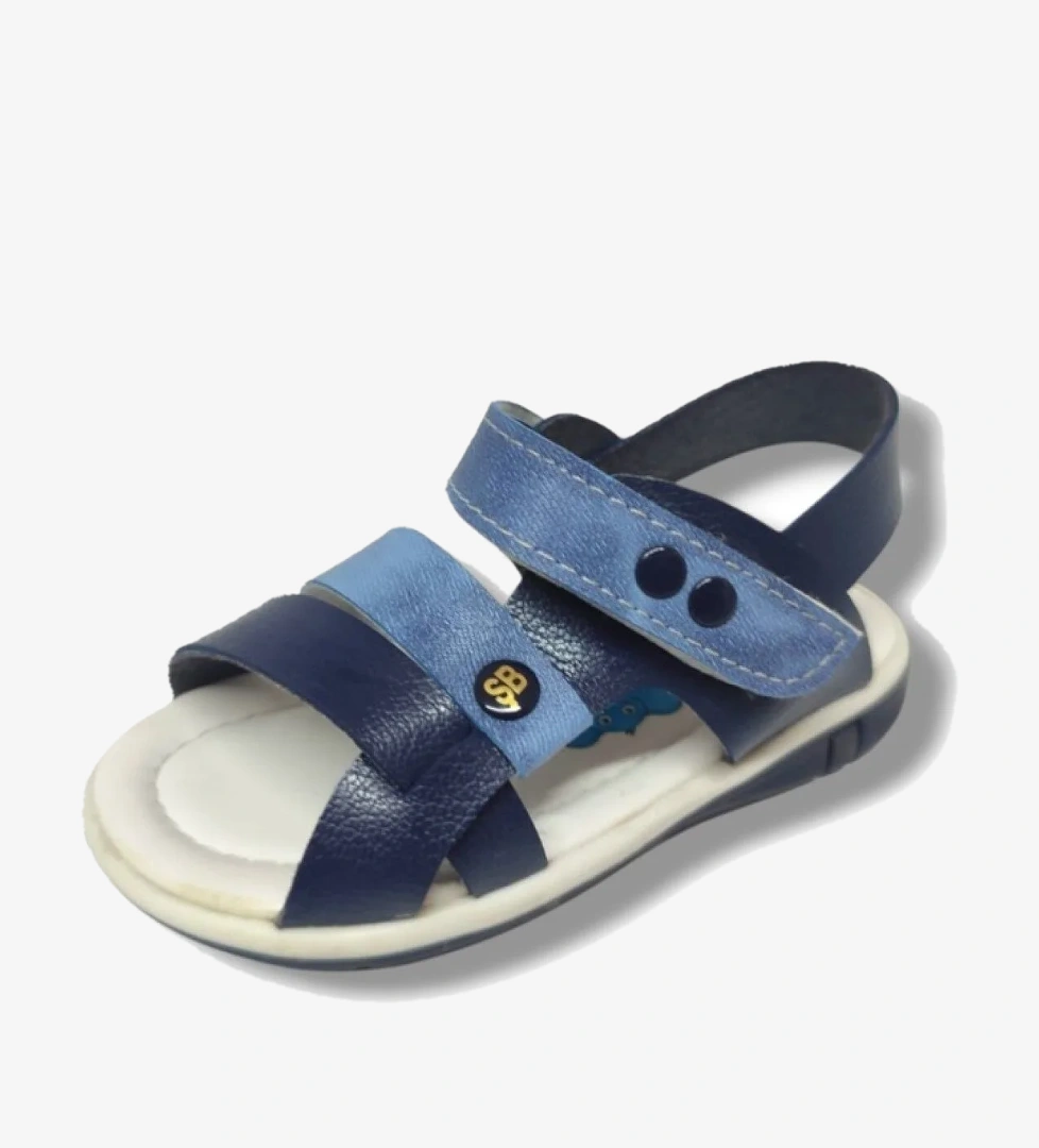 Şiringenç 1562-20 Anatomik Çirt Bant Erkek Çocuk Sandalet Lacivert Mavi 21-25 - Görsel 1
