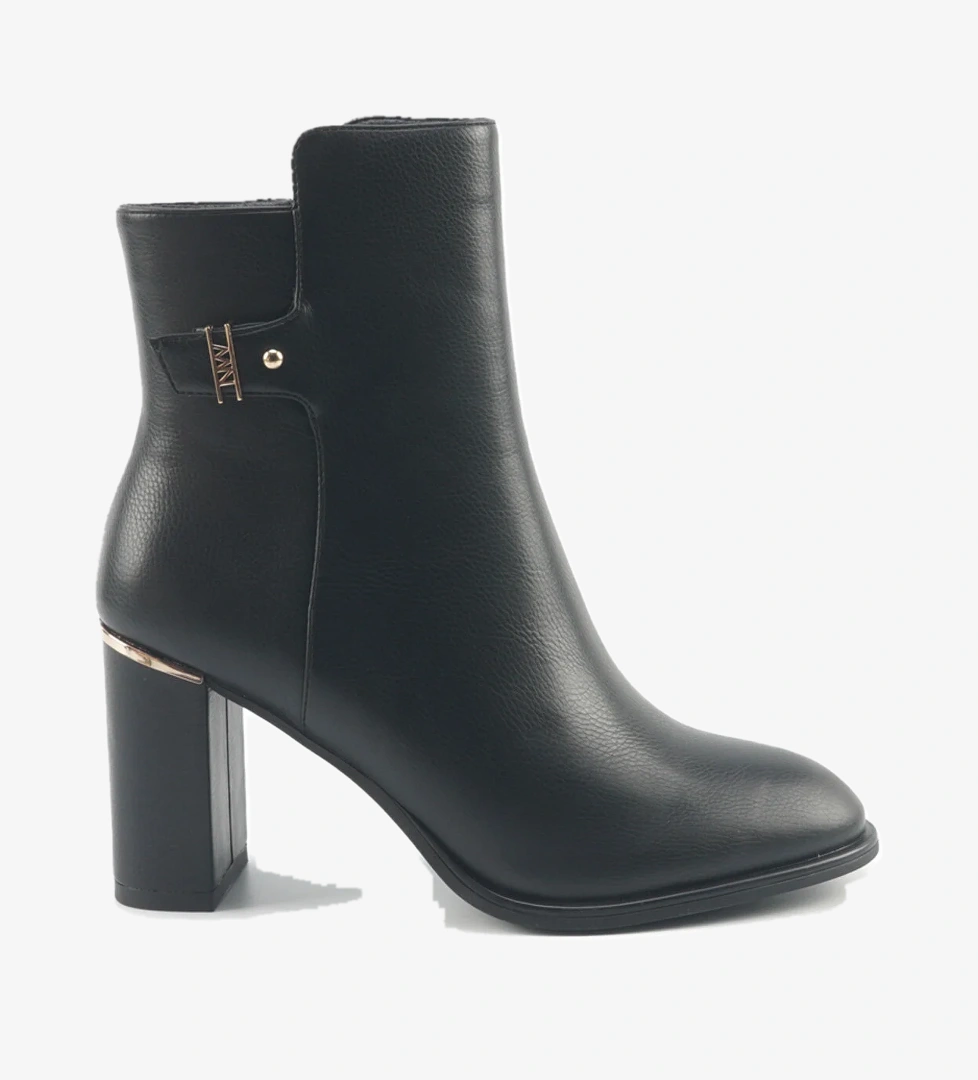 OLIVIER 5PR Siyah Kadın Topuklu Bot - Görsel 1