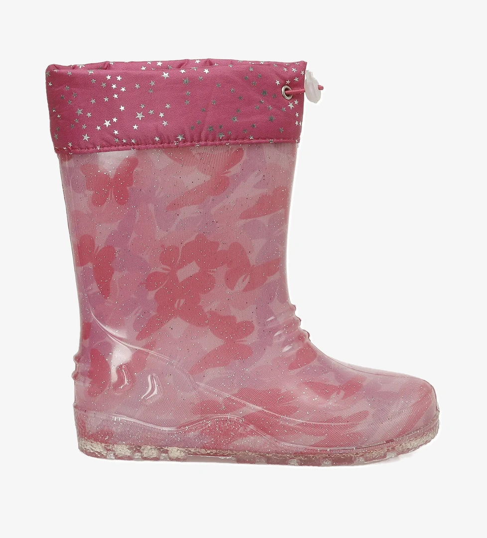 FARFAL F 5PR Pembe Kız Çocuk Yağmur Çizmesi - Görsel 1
