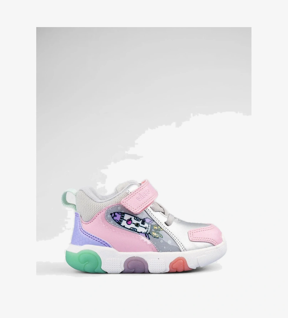 Rockey Kız Çocuk Işıklı Bot - Görsel 1