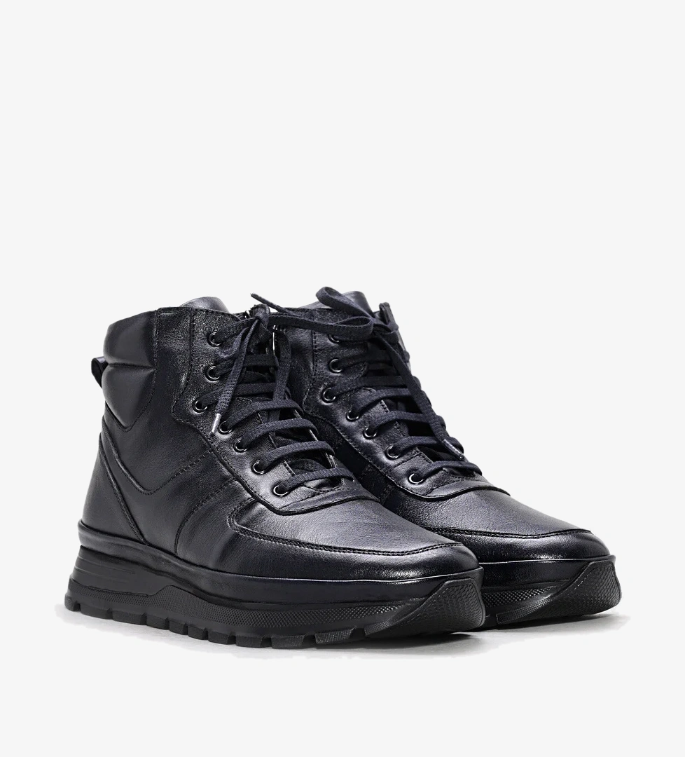 Hakiki Deri Kürklü Erkek Klasik Bot 214KMA3252