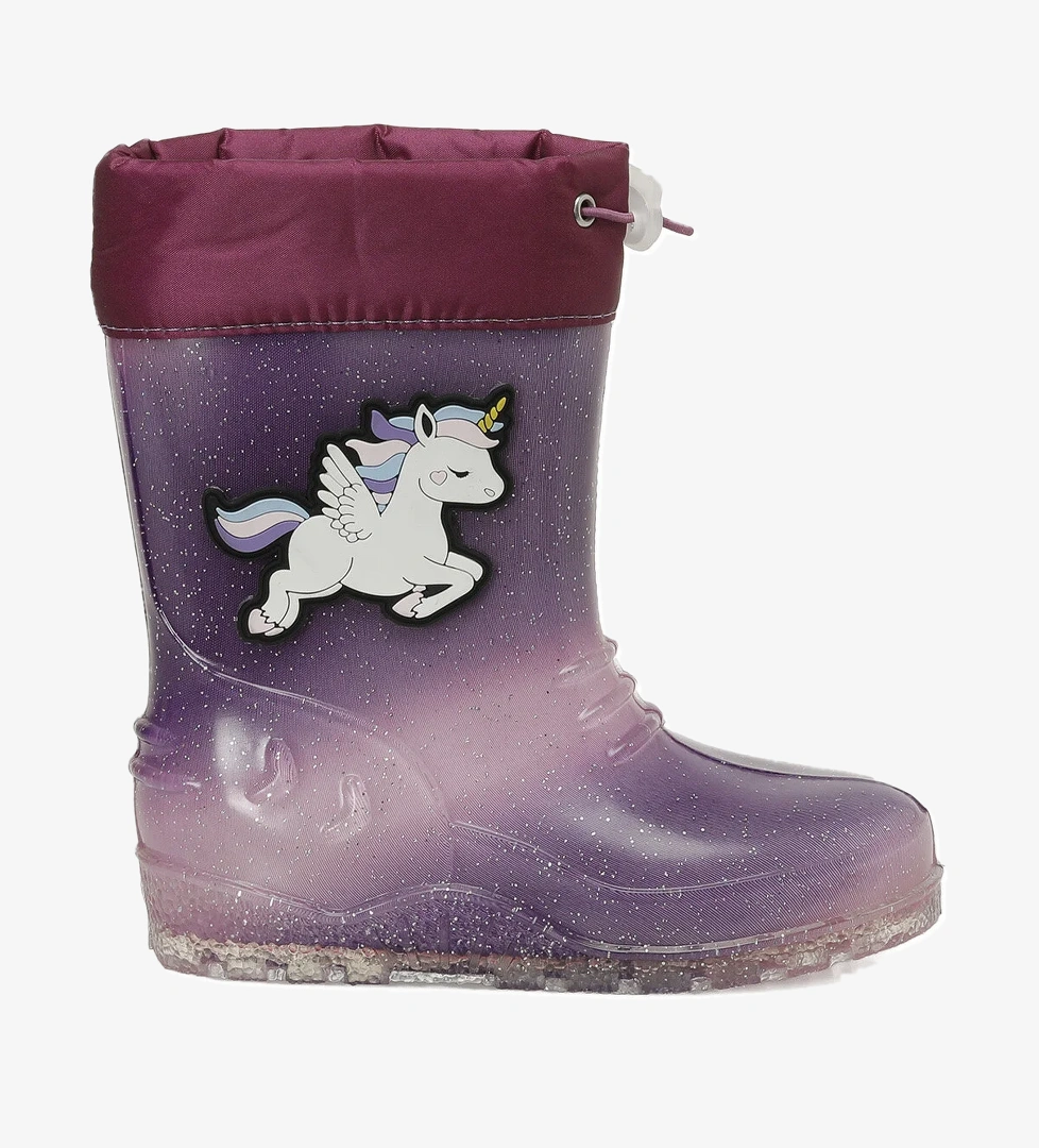 ARCOBA P 5PR Mor Kız Çocuk Yağmur Çizmesi - Görsel 1