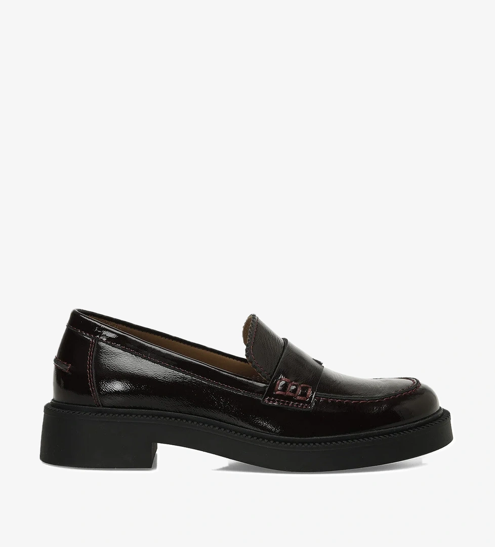 LERATO 5PR Bordo Kadın Loafer - Görsel 1