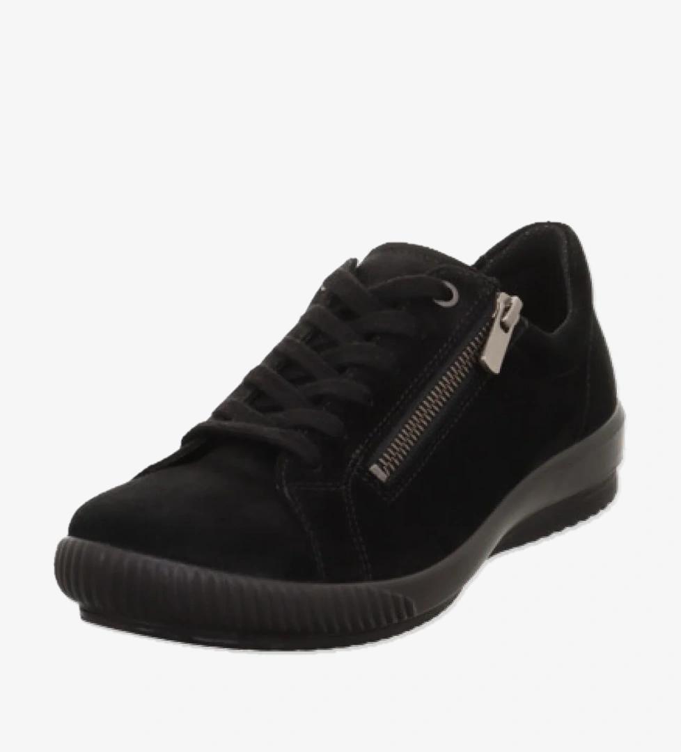 001162 Z Tanaro 5.0 Günlük Deri Siyah Kadın Ayakkabı - Görsel 1