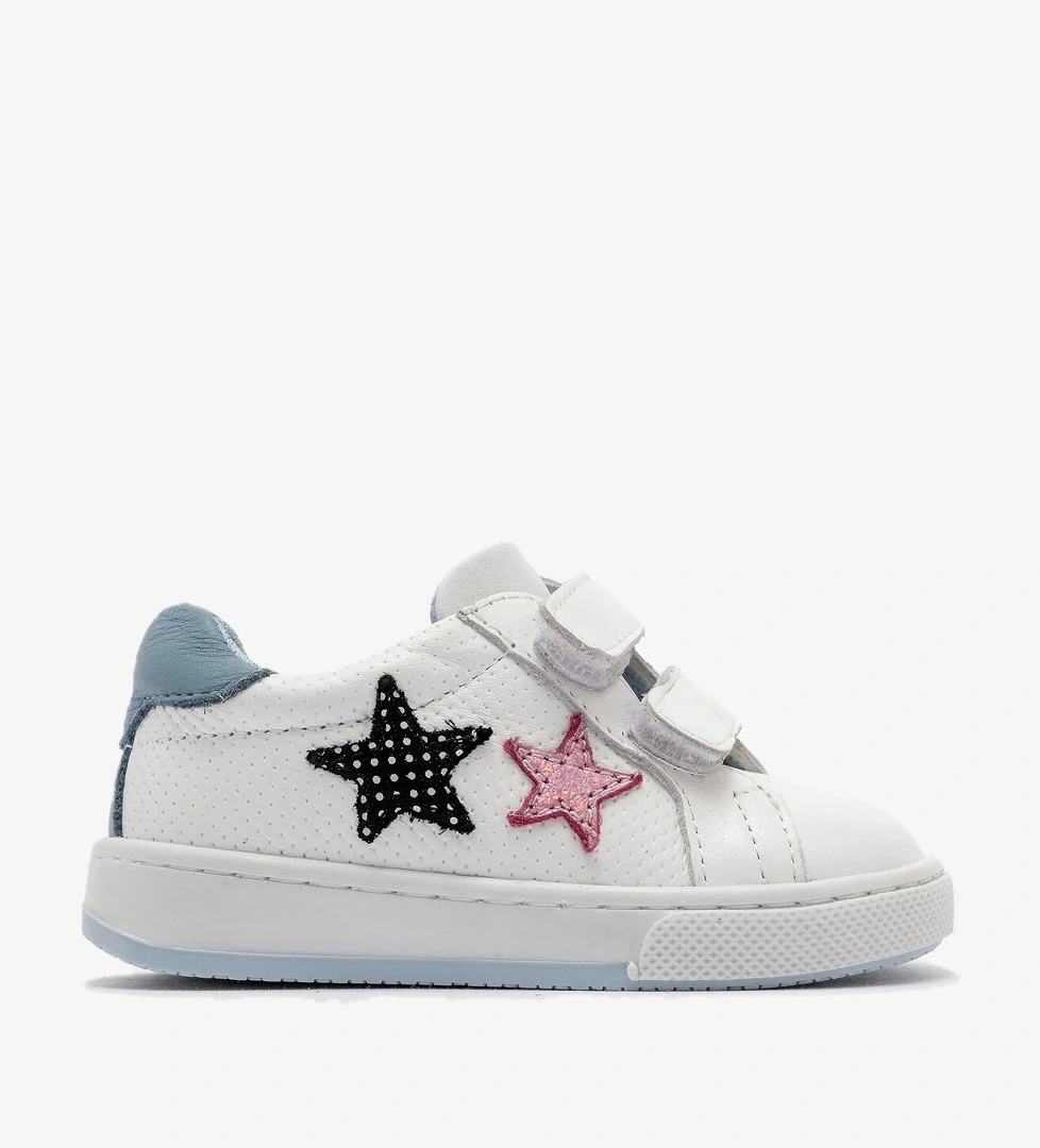 Mnpc Kız Çocuk Beyaz Hakiki Deri Günlük İlk Adım Ayakkabı model görseli