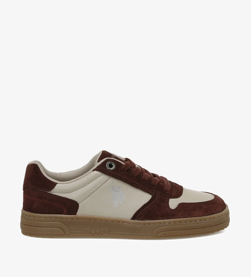 U.S. Polo Assn. PETRA 5PR Bordo Kadın Sneaker - Görsel 1