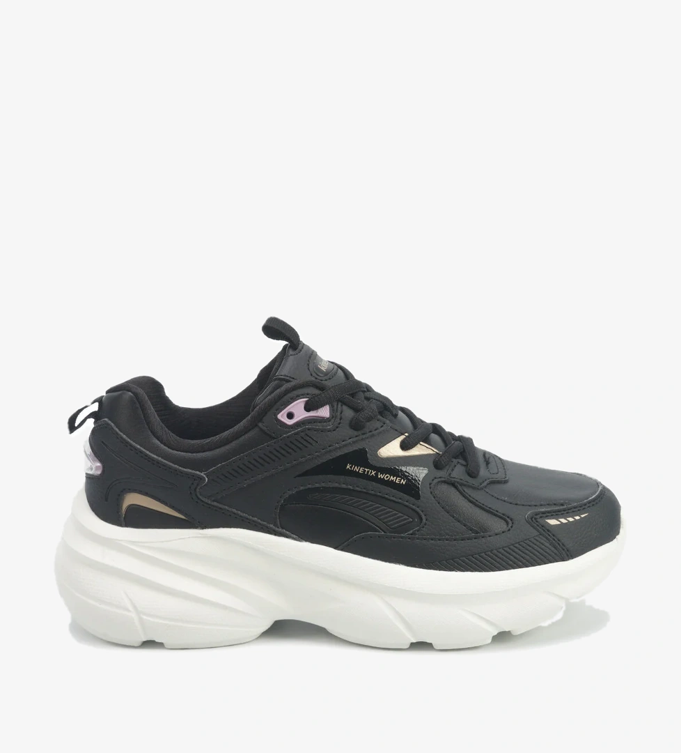 ROMILY PU W 5PR Siyah Kadın Sneaker - Görsel 1