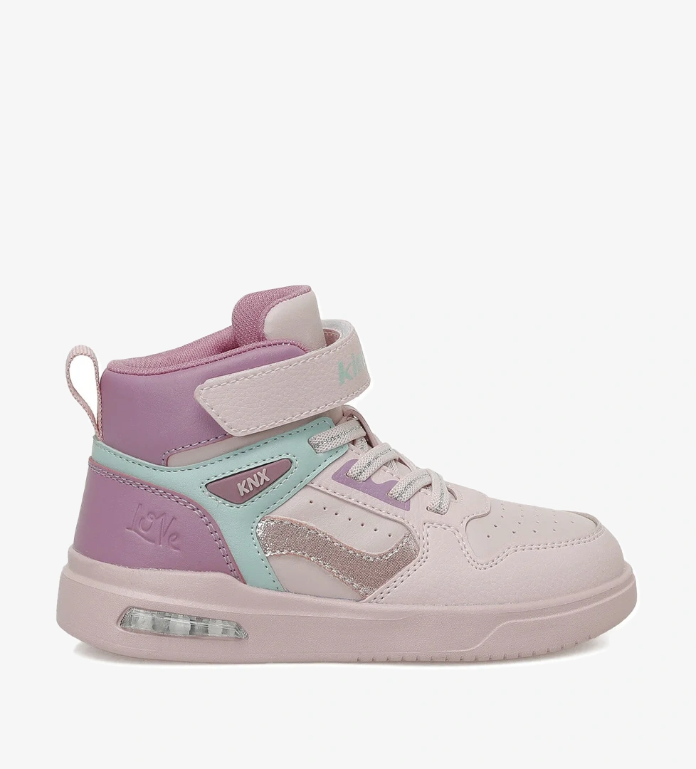 LONVE HI P 5PR Pembe Kız Çocuk High Sneaker - Görsel 1