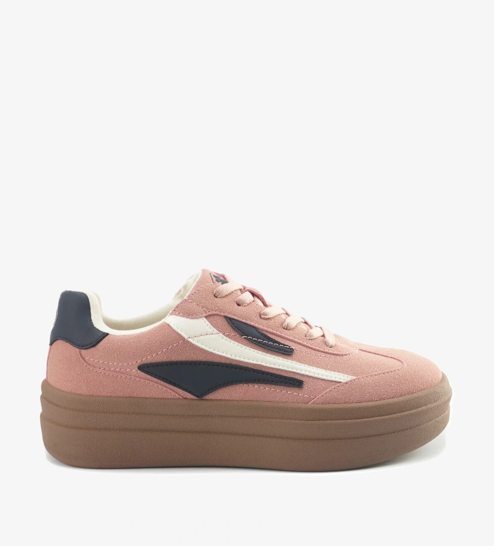 KAREN FSUEDE 5PR PEMBE Kadın Sneaker - Görsel 1