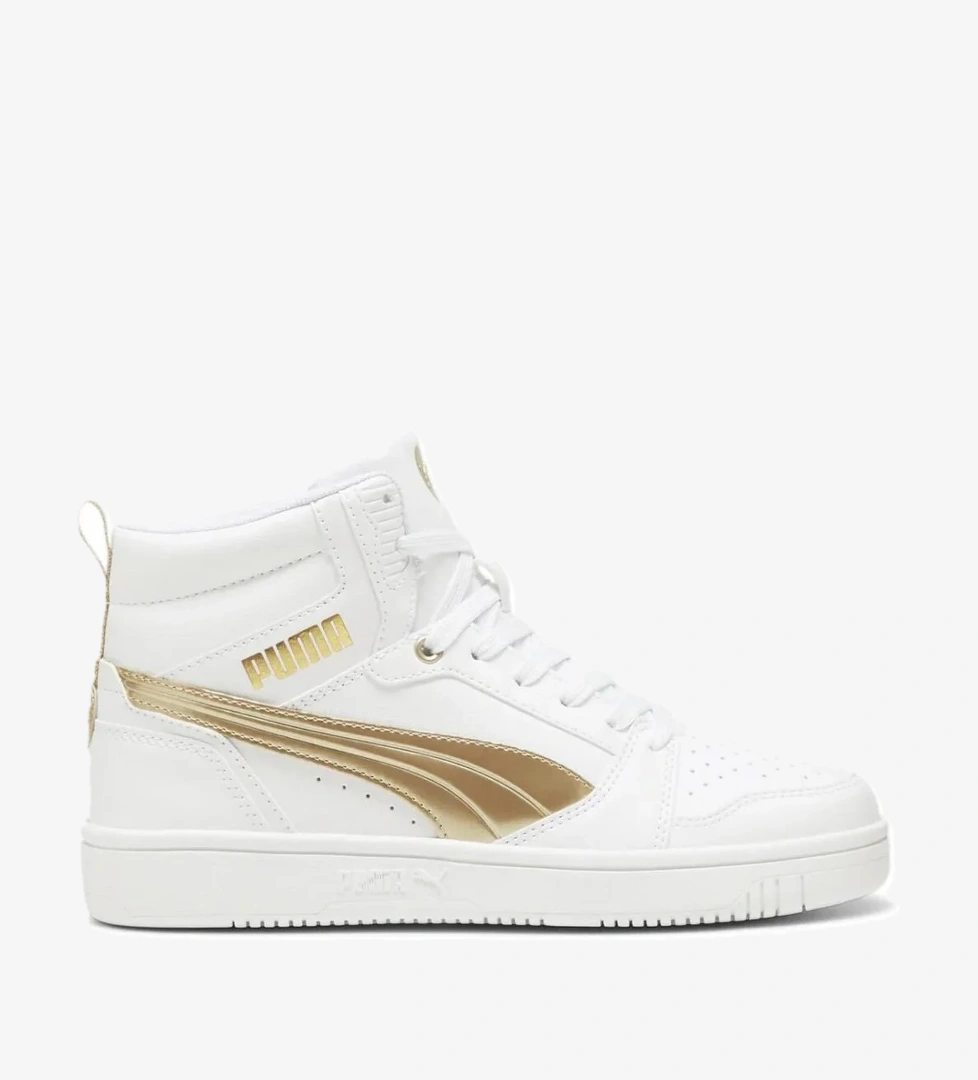 Puma 397474 Rebound v6 Metallic Dream Spor Ayakkabı Beyaz model görseli