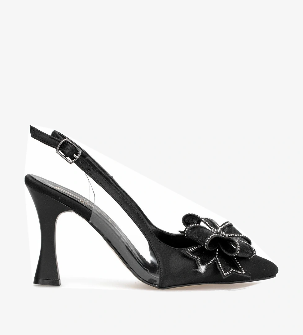 Elit BTBSJ05 Kadın Klasik Topuklu Ayakkabı Siyah - Görsel 1