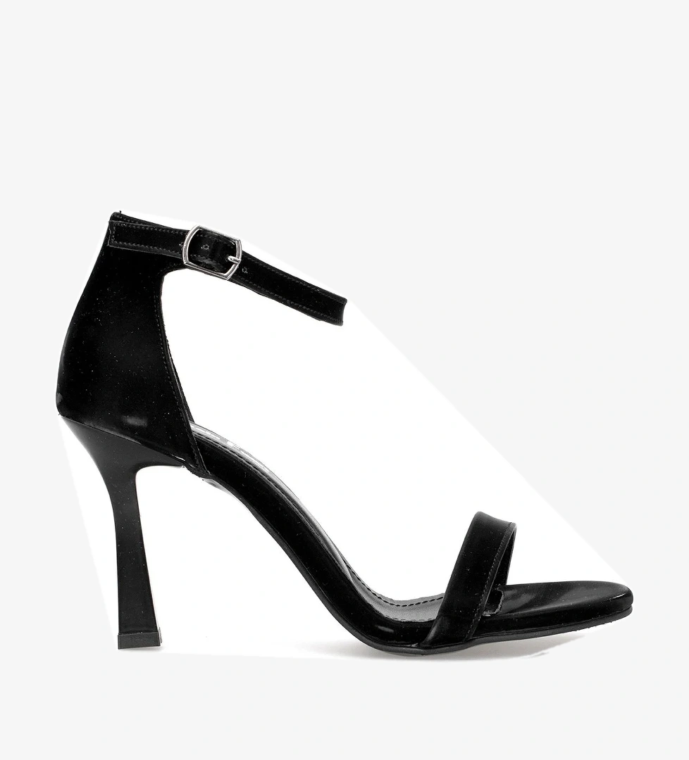 Ayakkabı Fuarı Elit Mst1253v Kadın Klasik Topuklu Ayakkabı Siyah Ten model görseli