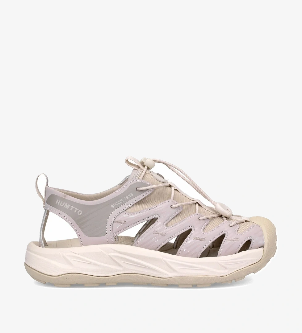 152-19241 730508 Kadın Düz Sandalet Vizon