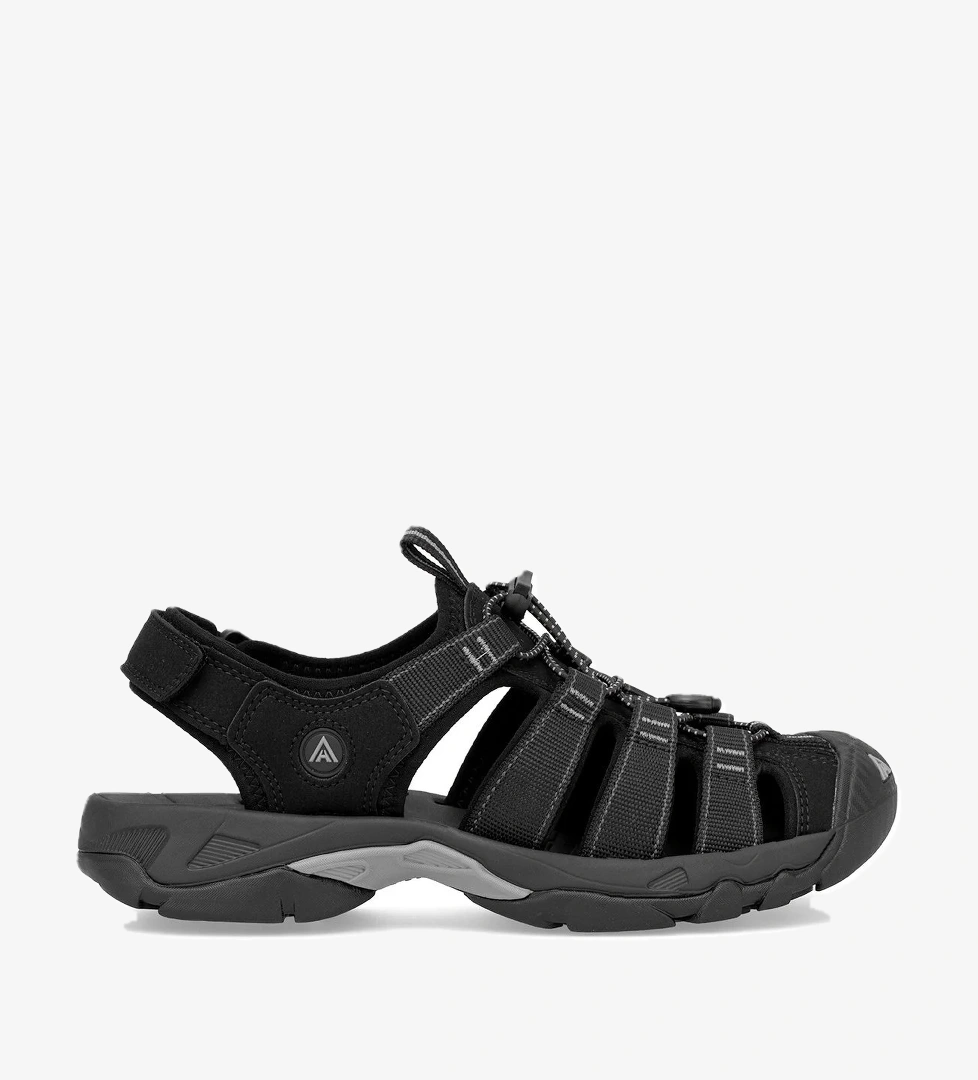 152-19285 710445A Erkek Outdoor Sandalet Siyah - Görsel 1