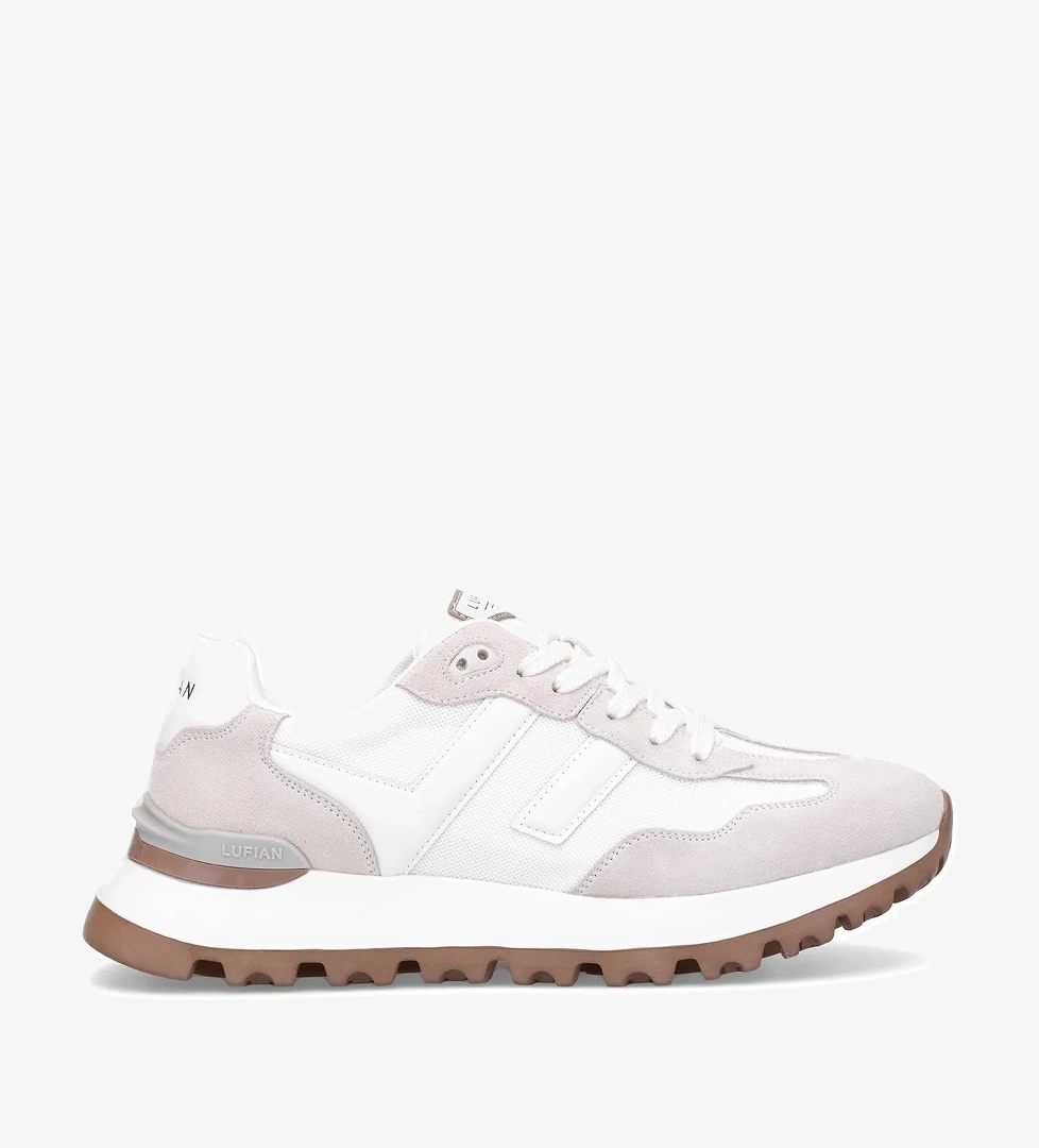 111230264 Arthur Erkek Hakiki Deri Klasik Sneaker Taş - Görsel 1