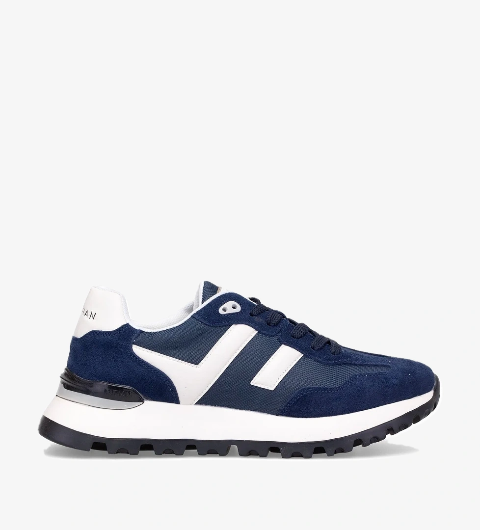 111230264 Arthur Erkek Hakiki Deri Klasik Sneaker Lacivert