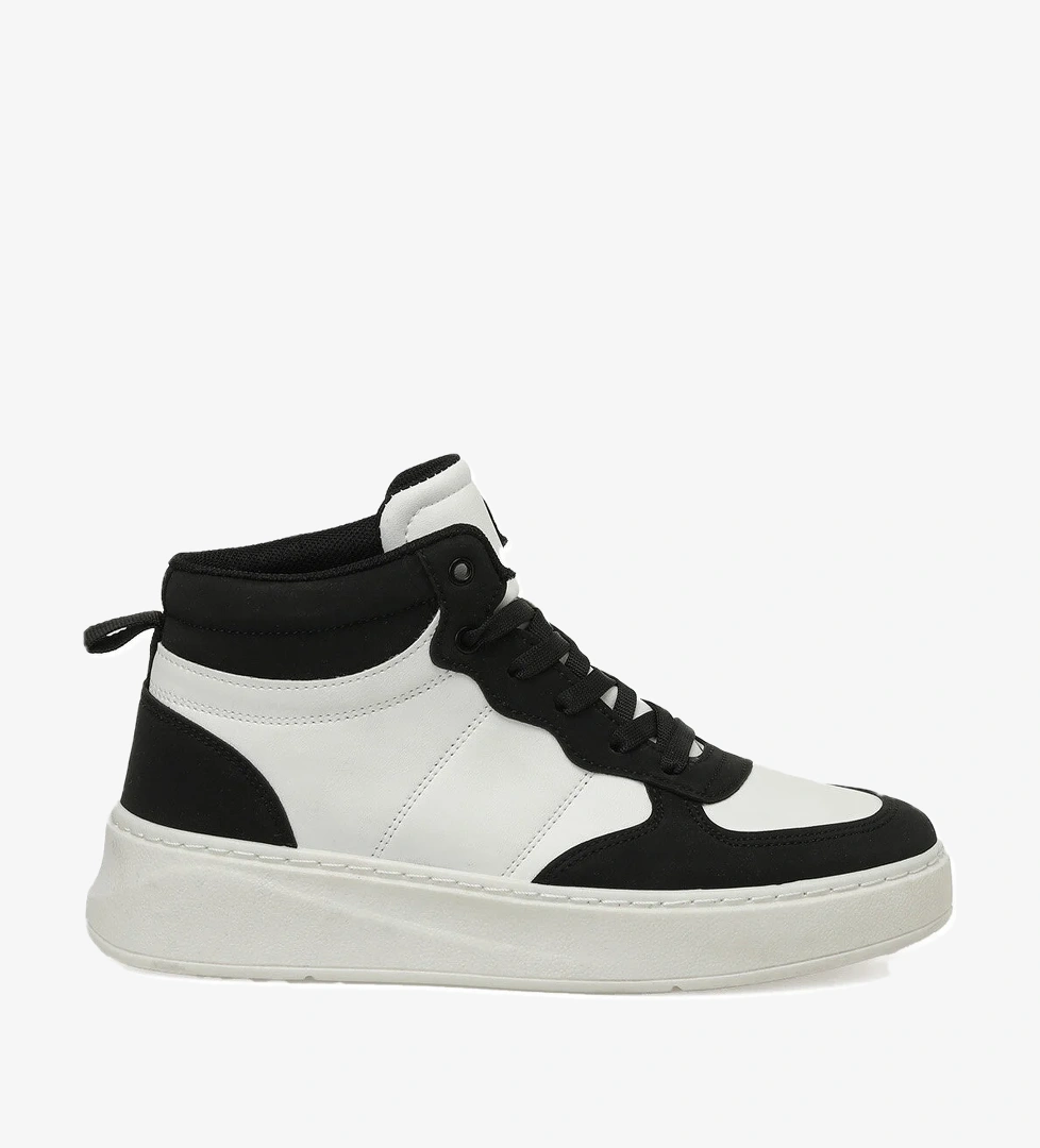 Polaris 322528.Z 5PR Siyah Kadın Sneaker Bot - Görsel 1