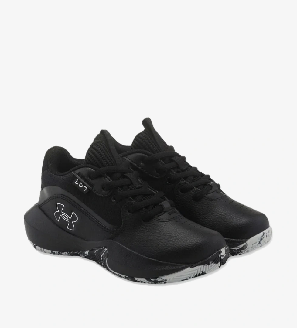 3028513G Ua Gs Lockdown 7 Basketbol Siyah Unisex Spor Ayakkabı - Görsel 1