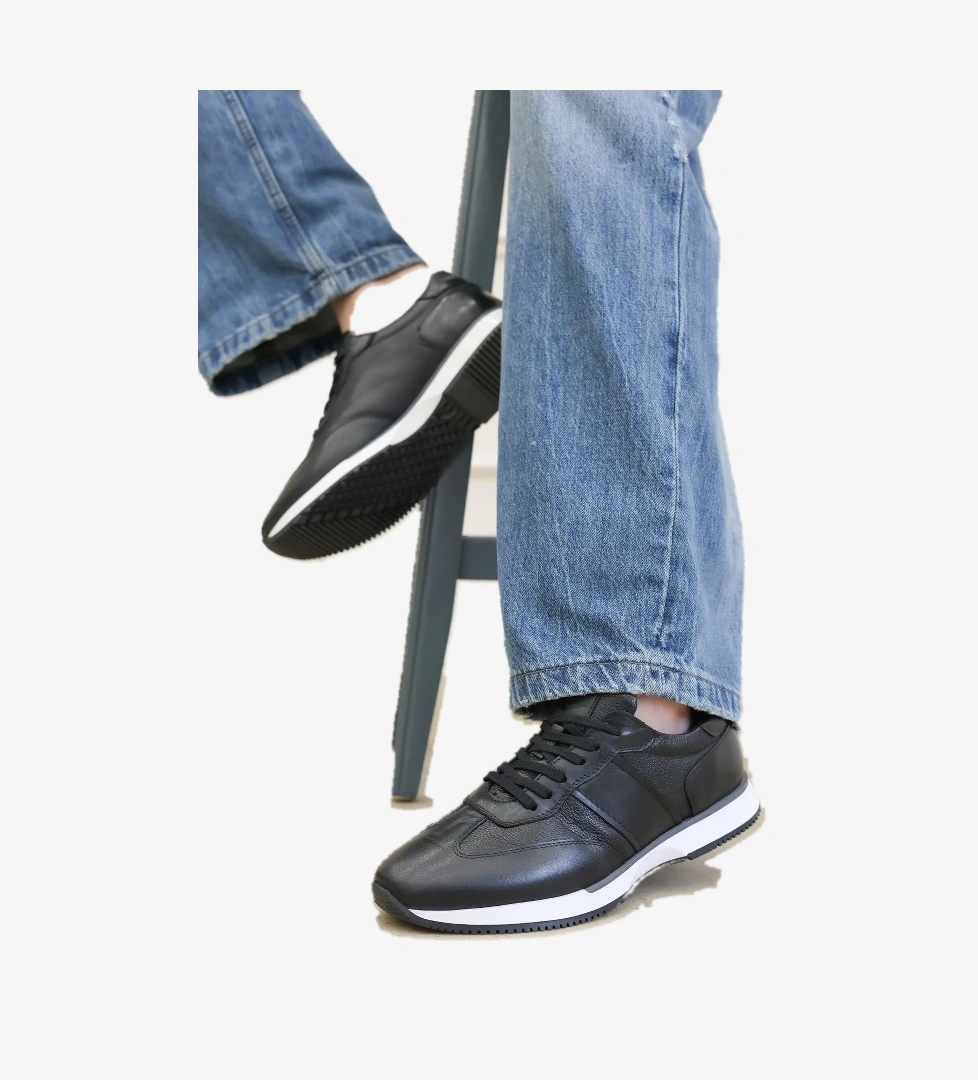 Fast Step Hakiki Deri Erkek Casual Ayakkabı 241MA1989 model görseli