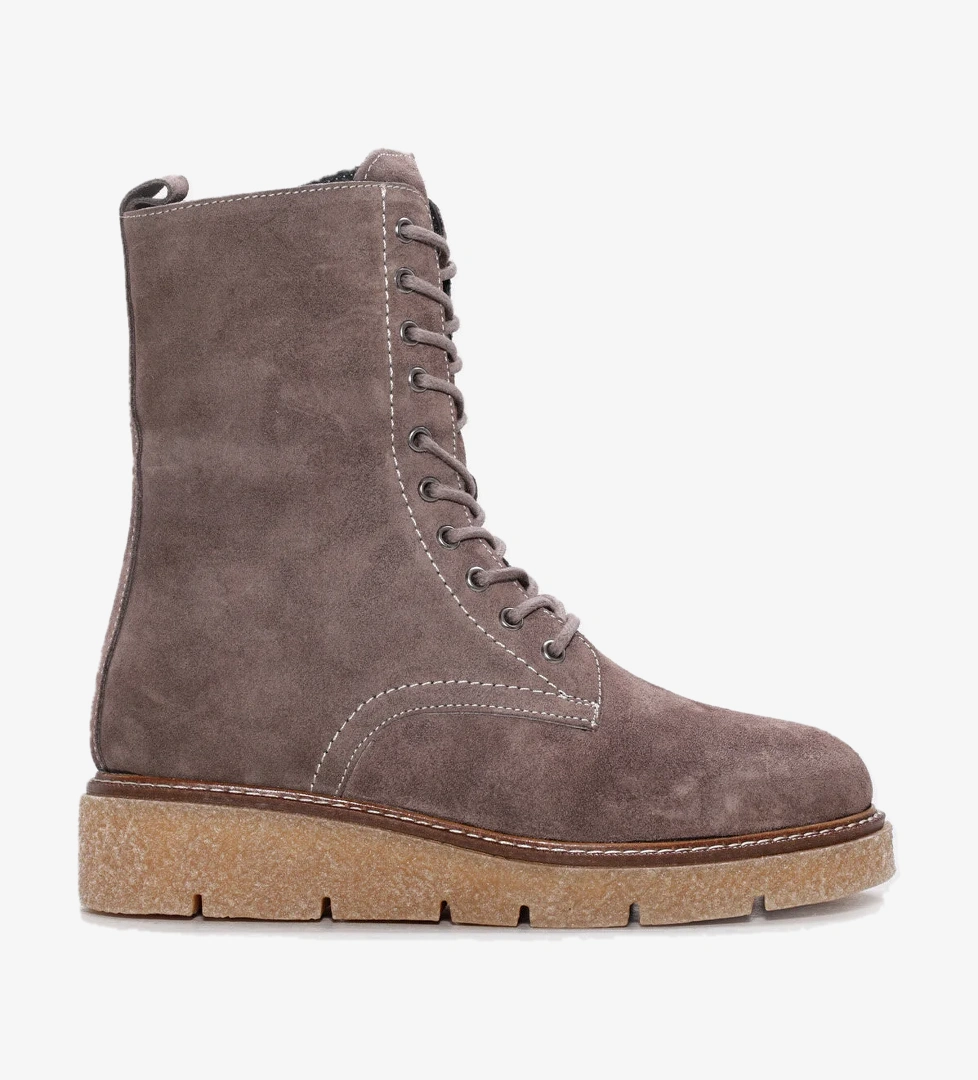 Hakiki Deri Kürklü Kadın Klasik Bot 657KZA2504