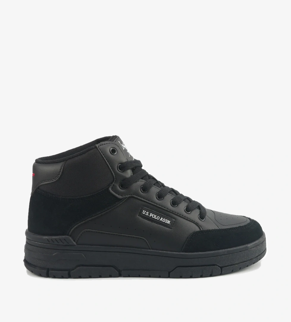 U.S. Polo Assn. BOLDIE HI 5PR Siyah Erkek High Sneaker - Görsel 1
