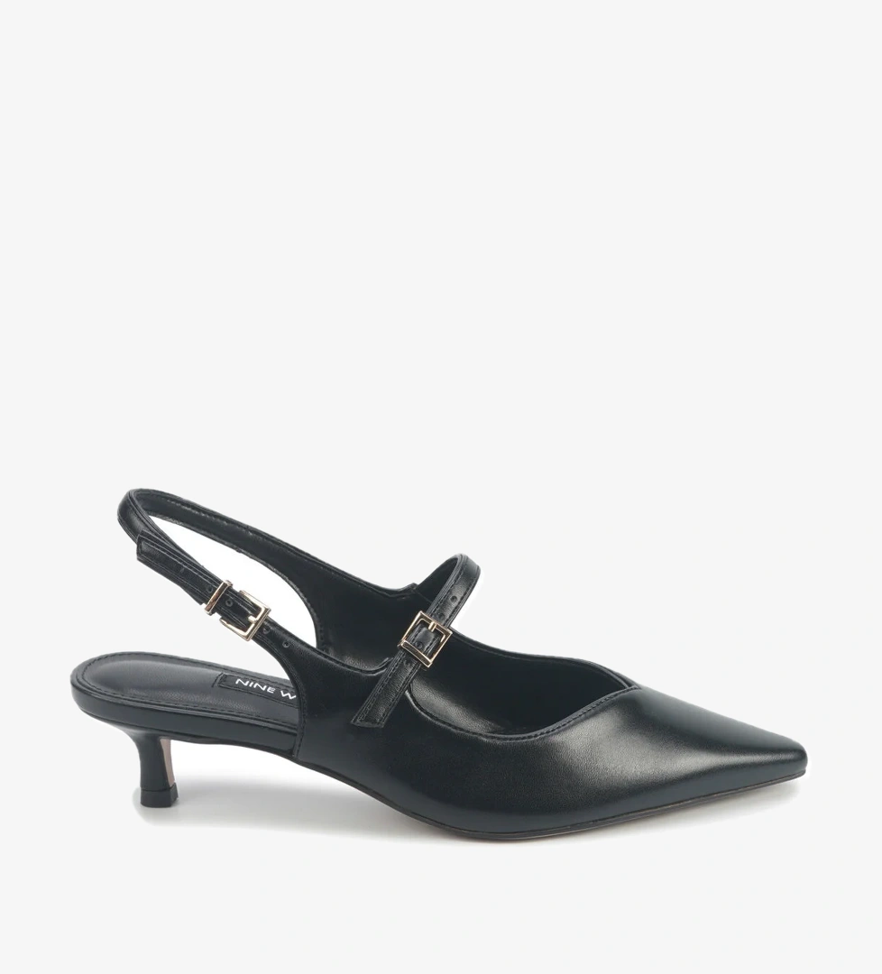 SELENDA2 5PR Siyah Kadın Topuklu Ayakkabı - Görsel 1