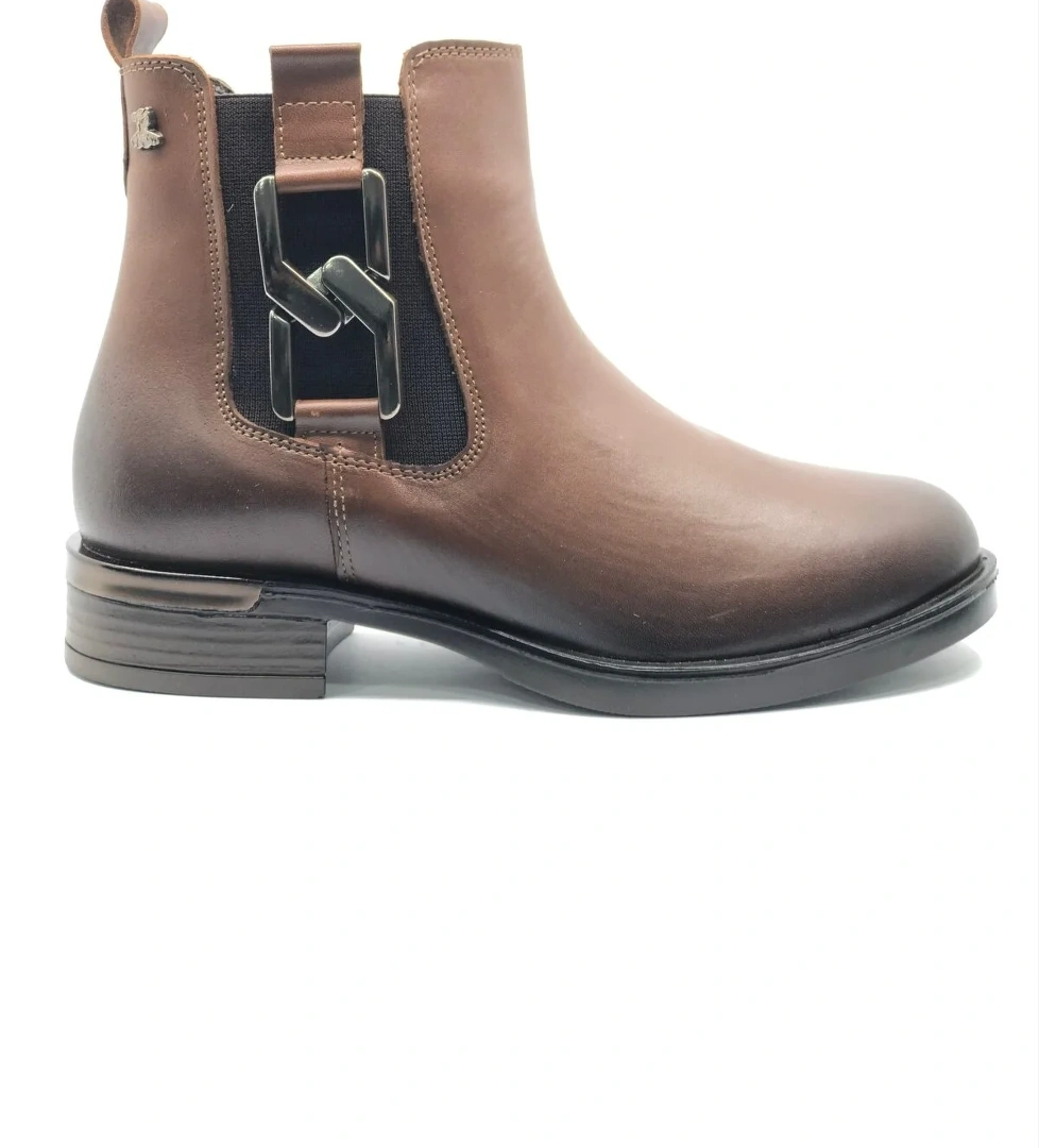 Venüs Apricus Hakiki Deri Düz Kaymaz Taban Ortopedik Kadın Bot model görseli