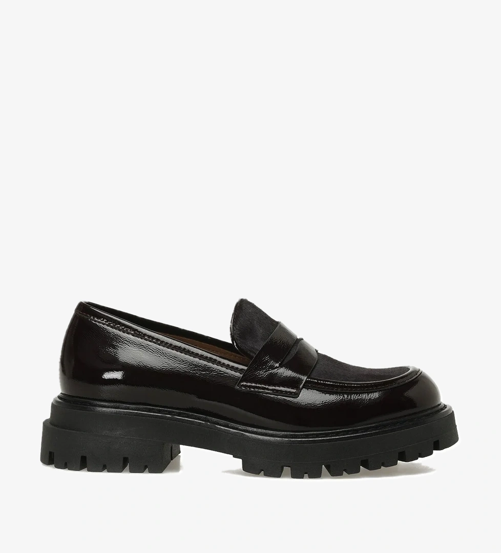 RAQUEL2 5PR Bordo Kadın Loafer - Görsel 1