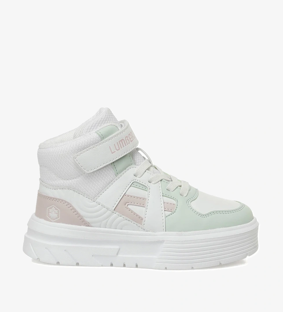 CRUSEL HI 5PR Beyaz Kız Çocuk High Sneaker - Görsel 1